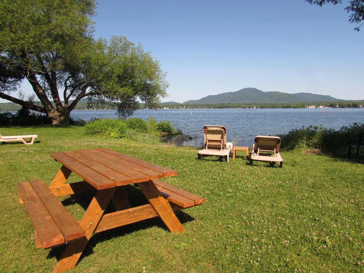 Superbe condo bord de l'eau à Magog Exterior foto